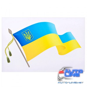 Наклейка Украина Шеврон (100х150мм) (АМ)