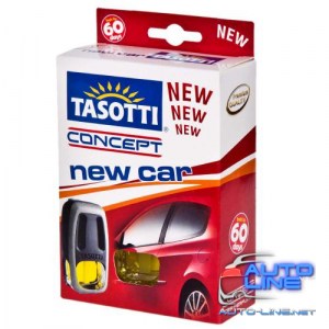 Освежитель воздуха Tasotti, на дефлектор, Concept, New Car, 8мл (96/24)