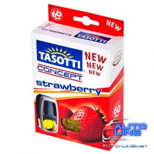 Освежитель воздуха Tasotti на дефлектор Concept Strawberry 8мл