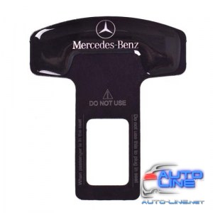 Заглушка ремня безопастности алюминивая Mercedes (1шт) ((200))