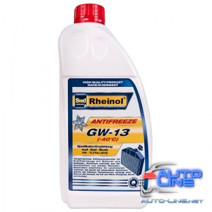 Антифриз Rheinol Antifreeze GW-13 (-40°C) 1,5L (39160,180)