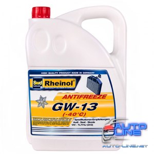 Антифриз Rheinol Antifreeze GW-13 (-40°C) 5L (39160,580)