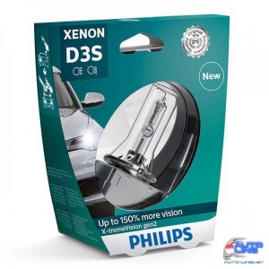 Ксеноновая лампа Philips D3S X-treme Vision 42403 XV2 S1 gen2 +150%