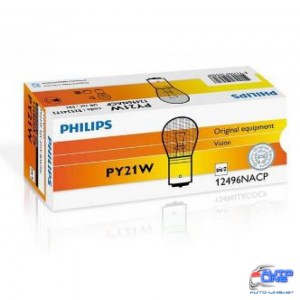 Лампа накаливания PHILIPS 12496NACP PY21W 12V 21W BAU15s 10 шт