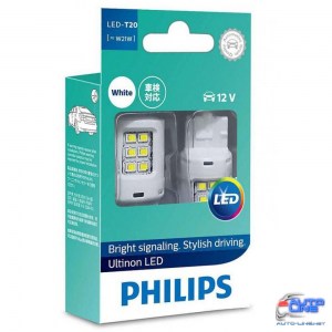 Габарит LED Philips W21W White Ultinon 12V 11065ULWX2 (2шт)