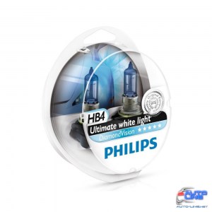 Лампа галогенная Philips HB4 Diamond Vision 2шт/блистер 9006DVS2