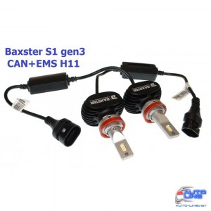 Лампы светодиодные Baxster S1 gen3 H11 6000K CAN+EMS (2 шт)