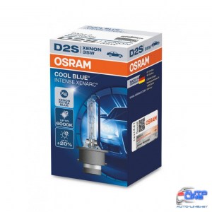 Лампа ксеноновая Osram D2S 66240CBI Cool Blue Intense +20% 1шт