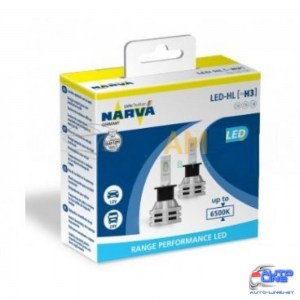 Лампы светодиодные Narva H3 12/24v 6500K X2 18058 Range Performance