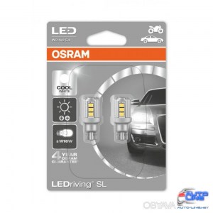 Габариты LED OSRAM Premium W16W 12V 9212CW 2 ШТ