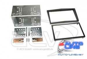 Рамка переходная ACV 381230-12 (kit) Opel Corsa (06>), Zafira SW (05->) black