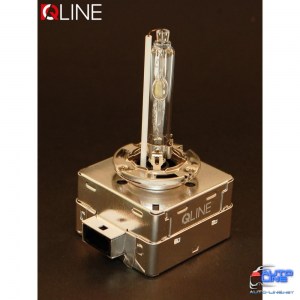 Ксеноновая лампа QLine D1S 5500K (+100%) MetalBase(1 шт)