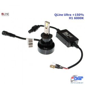 QLine Ultra +150% H1 6000K 49W (2шт.) - Лампы светодиодные Н1
