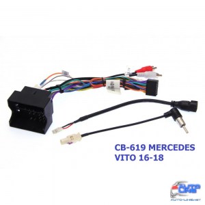 Комплект проводов для магнитол 16PIN CraftAudio CB-619 MERCEDES VITO 16-18