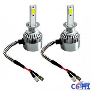 Лампы светодиодные C6 H1 12-24V COB (2шт)