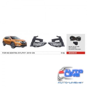 Фары дополнительные Nissan Sentra 2019-/NS-0935/H8-12V35W/эл.проводка (NS-0935)