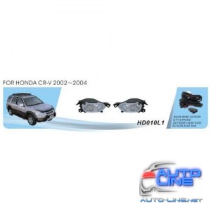 Фары дополнительные Honda CR-V/2002-04/HD-010L1&L2/9006-12V55W/эл.проводка (HD-010L1&L2)