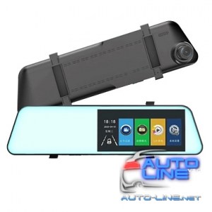 Автомобильный видеорегистратор-зеркало L-1039TP, LCD 5.5, 2 камеры, 1080P Full HD (L-1039TP)