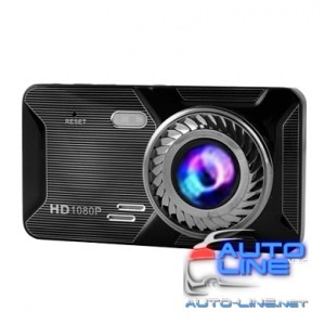 Автомобильный видеорегистратор T709, TOUCH SCREEN, металл, 2 камеры, 1296P Full HD (T709)