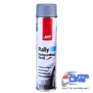 APP Краска аэрозольная Rally Haftgrund Spray, грунт серый 600ml (210116)