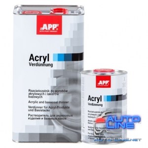 APP Растворитель Acryl Verdunnung нормальный 1.0 l (для акриловых и базовых продуктов) (030100)