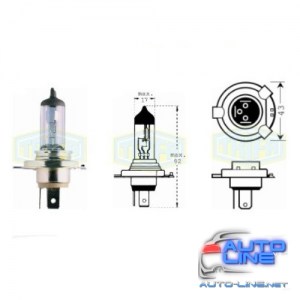 Лампа автомобильная H4 Spare kit 24V (01662-250)