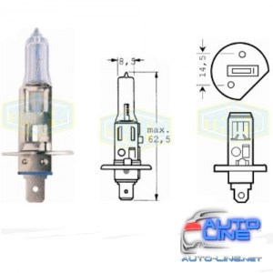 Лампа автомобильная H1 Spare kit 12V (01655-250)