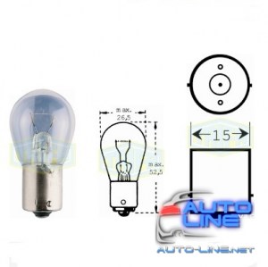 Лампа автомобильная дневного света Trifa 12V 21W (Longlife) (40381)