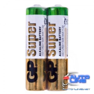Батарейка GP SUPER ALKALINE 1.5V 24A-S2 щелочная, LR03, AAA (4891199006494)