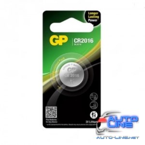 Батарейка GP дисковая Lithium Button Cell 3.0V CR2016-U1 литиевые (CR2016)