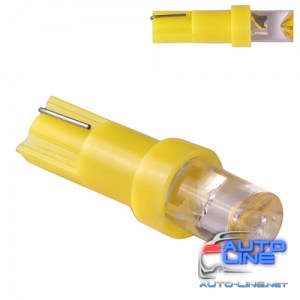Лампа PULSO/габаритная/LED T5/1SMD-3030/12v/0.5w/3lm Yellow (LP-120325)