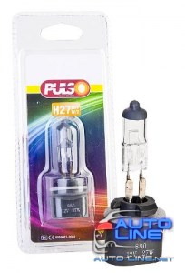Лампа PULSO/галогенная H27W/1-880/PG13 12v27w/clear/блистер (LP-27880)
