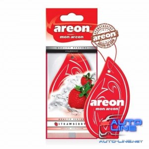 Освежитель воздуха AREON сухой листик Mon Strawberry/Клубника (MA40)