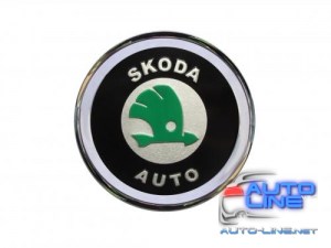 Эмблемы Skoda зеленая (SJS EM-23)