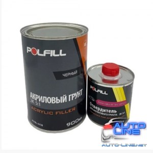 Polfill Грунт акриловый Polfill 5:1 Eco 0.75l чёрный+зат.0,15l (43139)