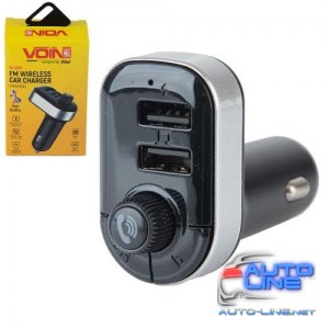 Модулятор FM, VOIN W-3307, 12-24V 2 USB 3.1A, Bluetooth 5.0, Hands-free (W-3307)