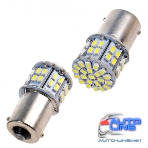 Лампа диодная S25 1156-3014-50SMD 1 контакт 10950 (1156-3014-50MD 1)