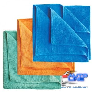 APP Салфетка из микрофибры, абсорбирующая пыль MF Cloth 40*40cm, зеленая, уп.-3шт (080648)