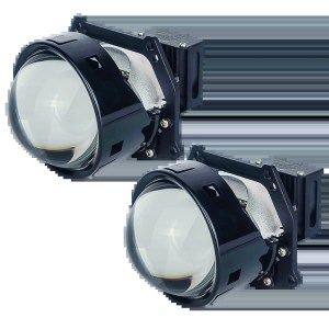 3 дюйма LED-линзы ближний/дальний для штатной установки - DriveX BiLED STM-1 45W/55W 12V Dual-chip (комплект)