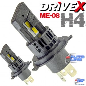 LED-лампы H4 под галогенку 36Вт 9-32В  - DriveX ME-08 H4 36W 6000K LED (комплект)