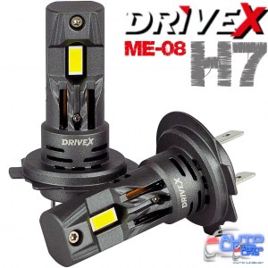 LED-лампы H7 под галогенку 36Вт 9-32В  - DriveX ME-08 H7 36W 6000K LED (комплект)