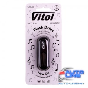 Освежитель воздуха Vitol Flash Drive на обдув New car