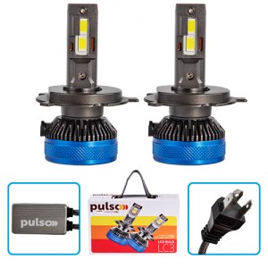 Лампы PULSO LC3-H4-H/L/LED-chips 3570 CSP/9-30V/2*65W/10000Lm/6000k