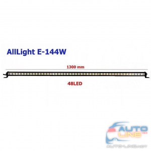 AllLight E-144W однорядная 48chip OSRAM 3535 9-30V — дополнительная LED-фара дальнего света