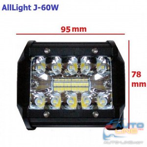 AllLight J-60W 20 chip EPISTAR 9-30V — дополнительная LED-фара дальнего света