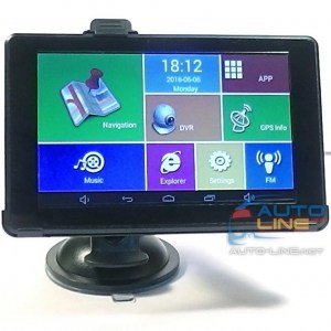 Azimuth M505 — автомобильный планшет GPS-навигатор, с видеовходом, 5