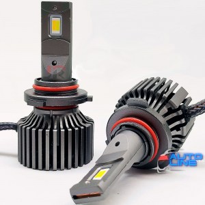 B-Power CAN 9005/HB3 LED N3C V3 120W 28000Lm 3000K/4300K/6000K - трехцветные LED-лампы 9005/HB3 3000K/4300K/6000K с медными трубками, 9-32В
