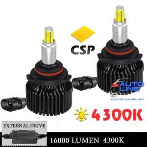 B-Power LED SE 9006 (HB4) 4300K 16000Lm — мощные LED-лампы 9006 (HB4) для линз и рефлекторной оптики, с углом свечения 360 градусов, 4300K