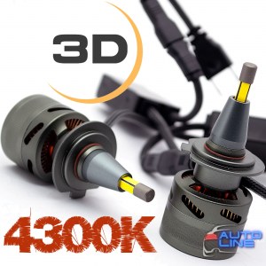 B-Power N1C LED 3D H7 4300K 28000Lm — мощные высококлассные автомобильные 3D LED-лампы H7 4300K 9-32В