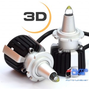B-Power SL LED R10 D1S/D2S/D3S/D4S CAN 6000K 25000Lm 120W — мощные 3D лазерные лампы D1S/D2S/D3S/D4S для линзованной оптики, с углом свечения 360 градусов, 6000K